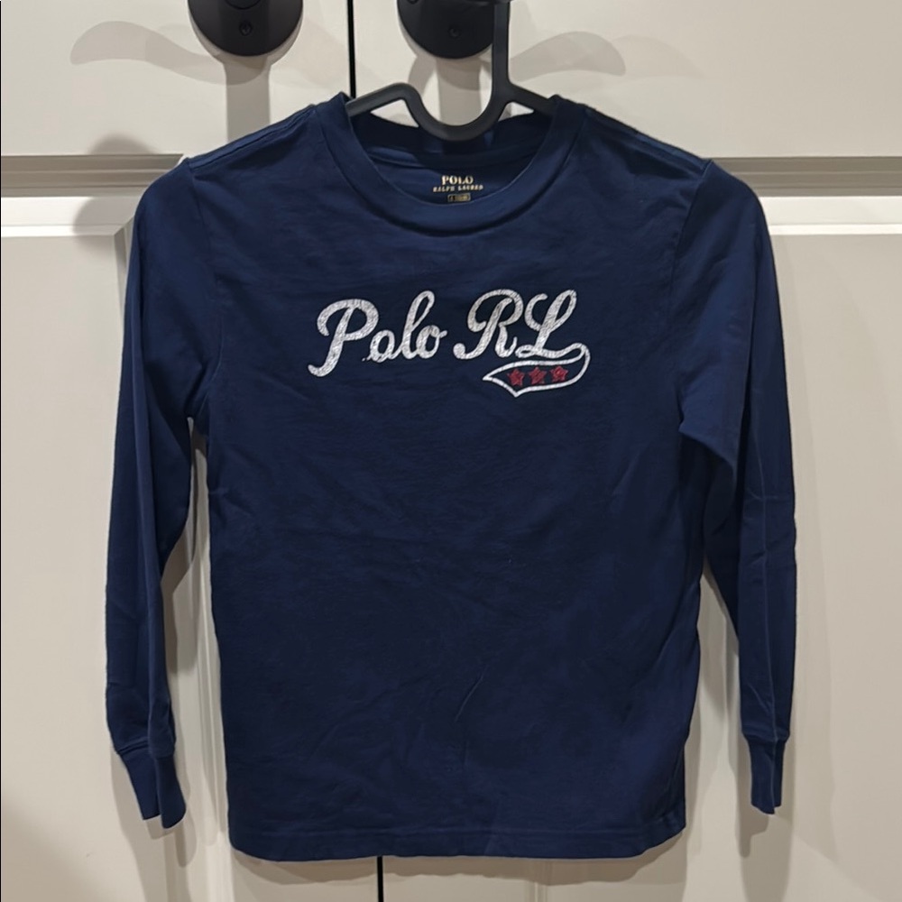 Polo RL Navy Long Sleeve Shirt